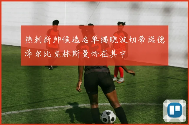 热刺新帅候选名单揭晓波切蒂诺德泽尔比克林斯曼均在其中